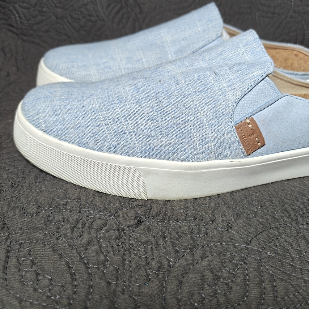 Revitalign Esplanade Canvas Cork Foootbed Slip On Loafer Flat Casual Women's 11B - Picture 4 of 9